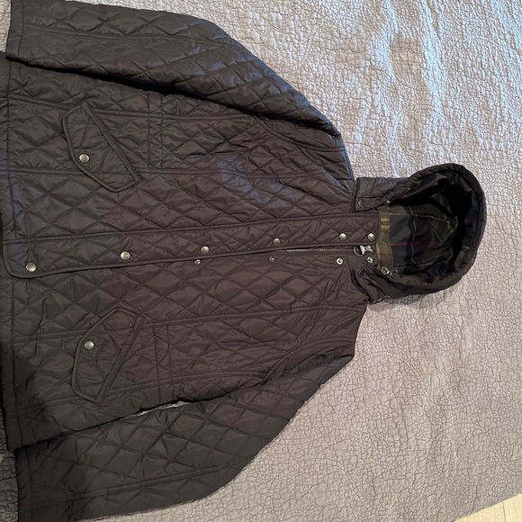 Barbour Cavalry Polarquilt Jacket (Hooded version) - Size 14 - Picture 4 of 10